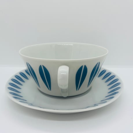 《Lyngby》 ロータス　スープカップセット　ブルー