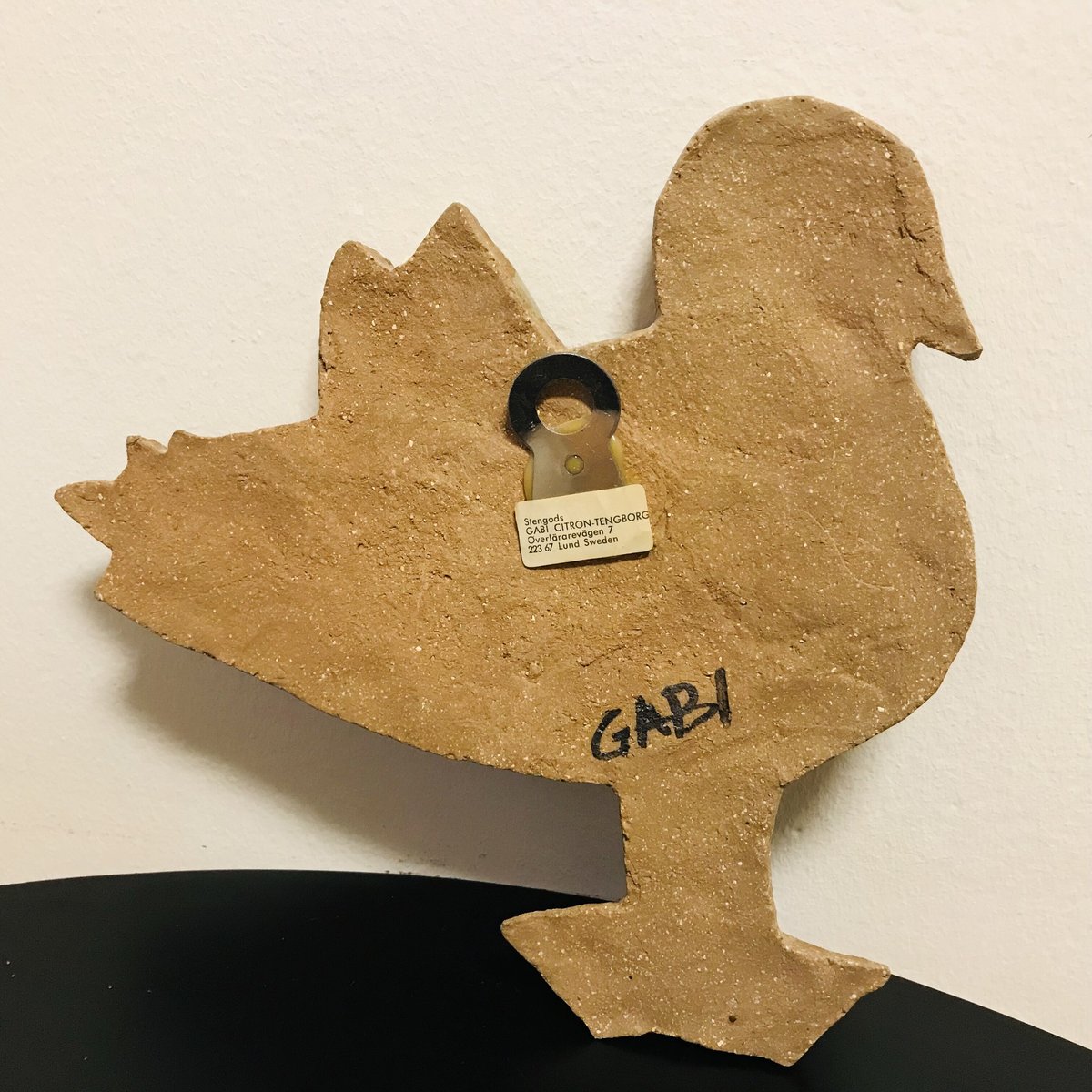 Gabi Citron-Tengborg 鳥の陶板 オブジェ 置物 北欧 feab52de3038b7e9be8939b6846b5a