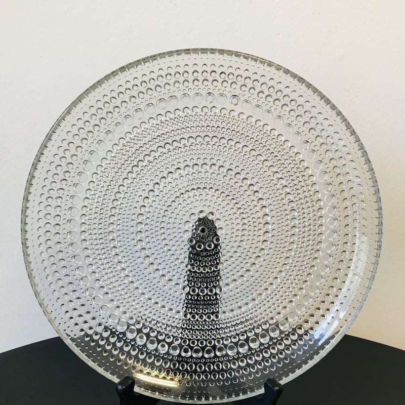 nuutajarvi / ARABIA 》カステヘルミ 2段ケーキスタンド クリア | s