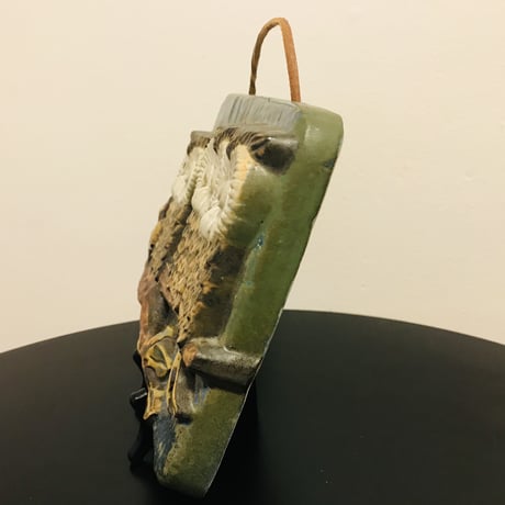 【Willi Fischer / ウィリーフィッシャー】フクロウの陶板《Ego Stengods》