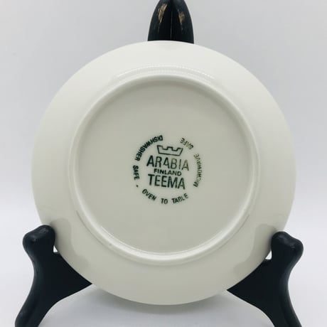 《ARABIA》Teema コーヒーカップ＆ソーサー　ホワイト　ARABIA　TEEMA