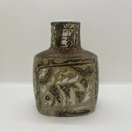 《Royal Copenhagen》  Baca フラワーベース　【Nils Thorsson】