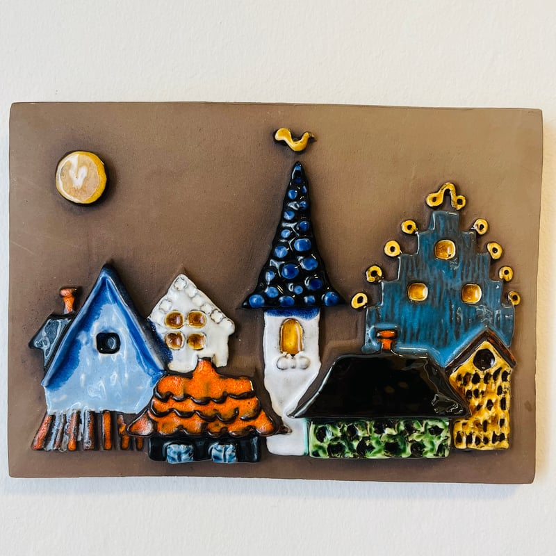 Jie Gantofta 北欧の街並み　Annika Khilman　北欧　陶板 Jie Gantofta》 北欧の街並み【Annika Khilman】 | sugallery