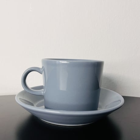 《ARABIA》Teema コーヒーカップ＆ソーサー　 グレー【廃盤色】④