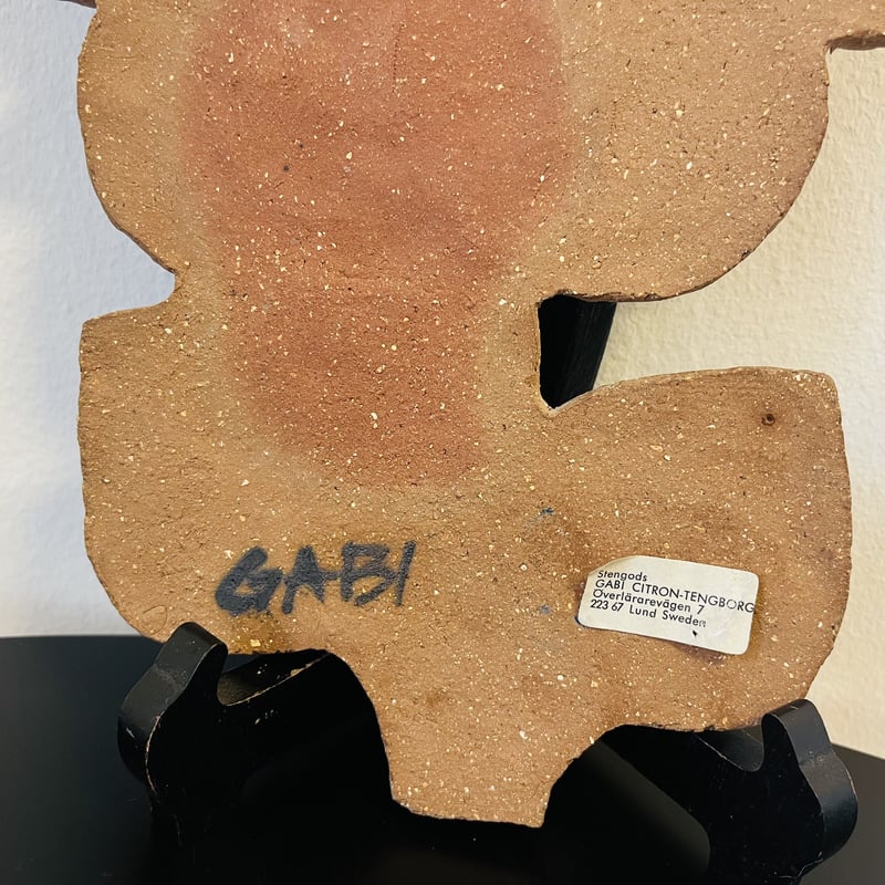 Gabi Citron-Tengborg】ブルーのお花の陶板 | sugallery