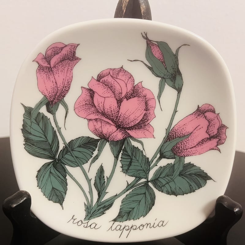 ARABIA》Botanica ピンクローズ（Rosa Lapponia)【Esteri T