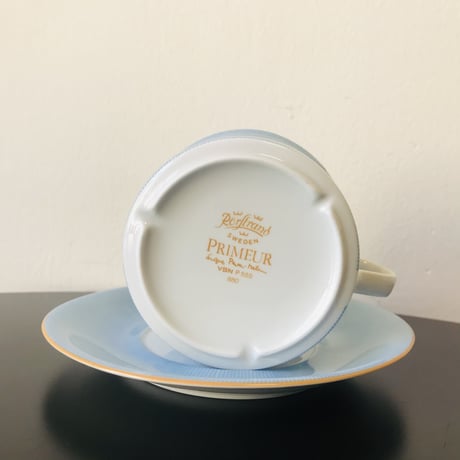 【Signe Persson-Melin/シグネペーションメリン】ティーカップ＆ソーサー　Primeur　ブルーⅠ《Rorstrand》