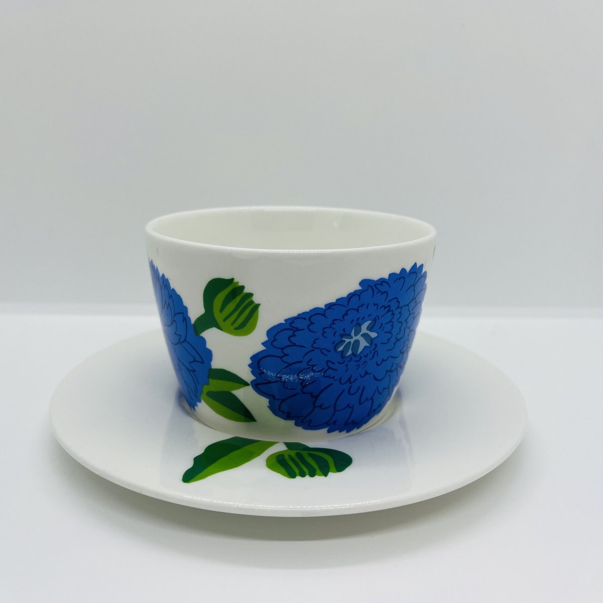 Marimekko》Primavera ブルー トリオ C&S+プレート | sugallery