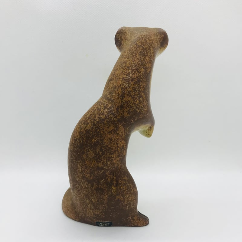 Nittsjö 》 茶色のイタチのオブジェ【Thomas Hellstorm】 | suga