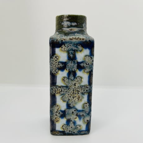 《Royal Copenhagen》  Baca フラワーベース　ミニ　ブルー 【Nils Thorsson】