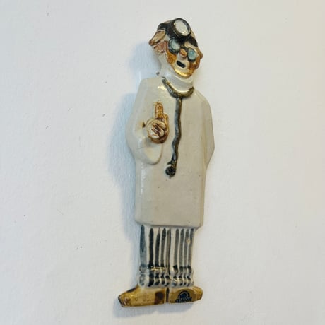《Ego Stengods》ドクターの陶板【Fischer 】