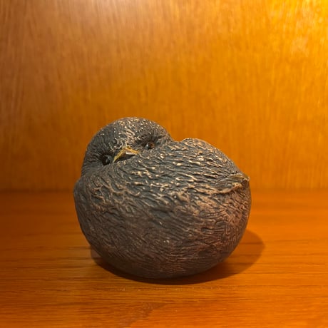 Jie ころんとした鳥Hannes Johansson 青い鳥のオブジェ / Hannes Johansson・工房作品 / スウェーデン