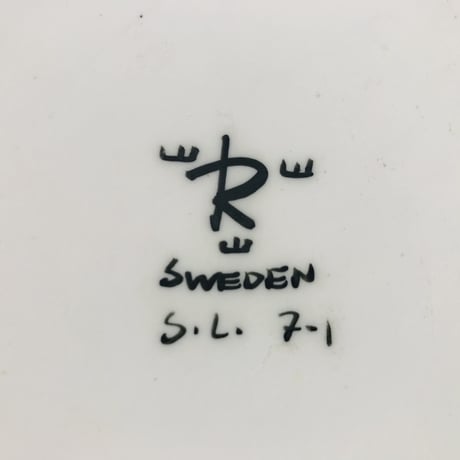 ☆ご予約品☆【Sylvia leuchovius 】お花の絵皿《Rörstrand》