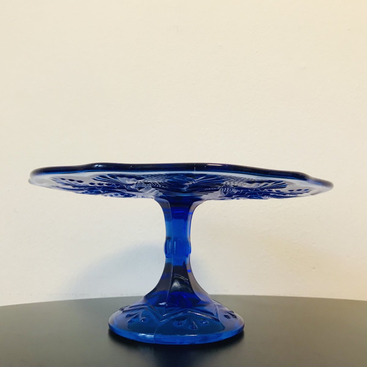 ヴィンテージ ケーキスタンド ブルー | sugallery