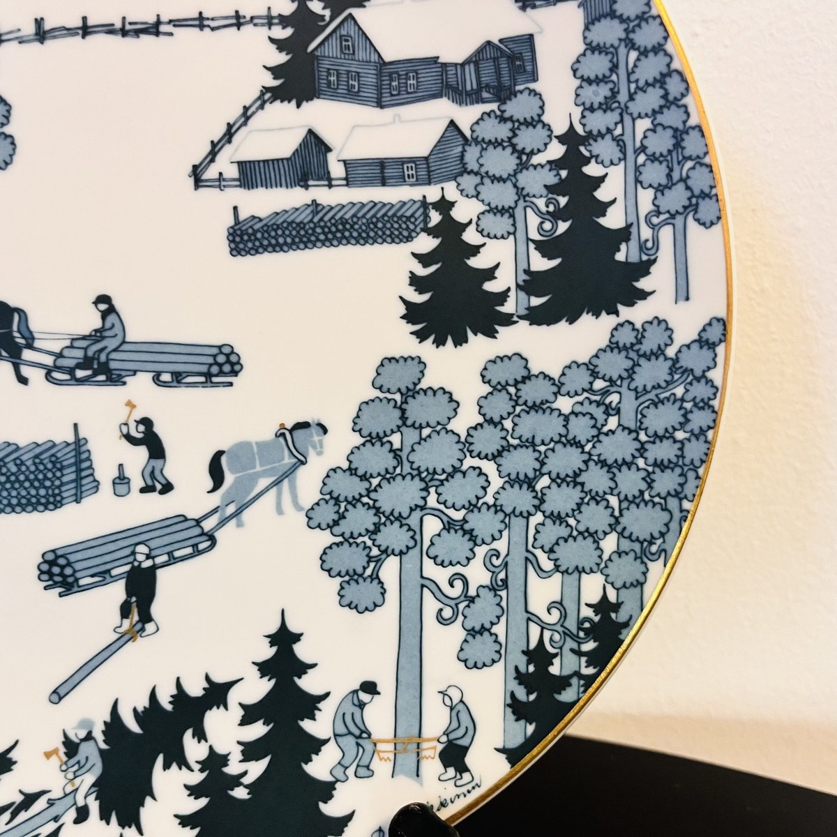 ARABIA》クリスマスイヤープレート 1979年 【Raija Uosikkinen】