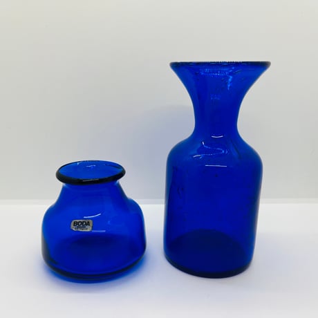 【Erik Hoglund / エリックホグラン】フラワーベース　ブルー　H525/150《Boda》  -A