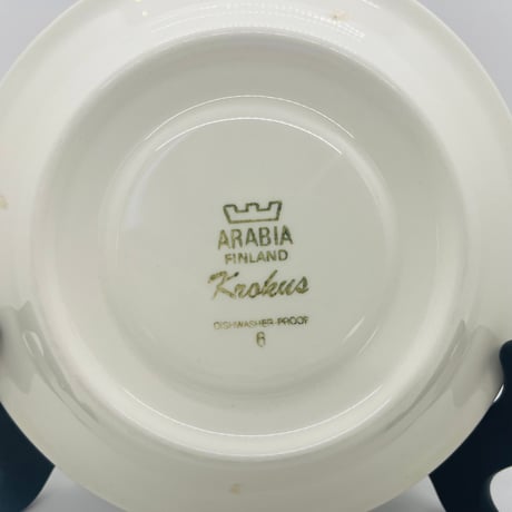 《ARABIA》クロッカス　コーヒーカップ＆ソーサー①【Esteri Tomula】
