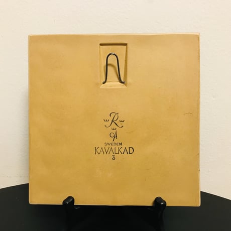 【Olle Alberius】陶板 Kavalkad 3《Rörstrand》