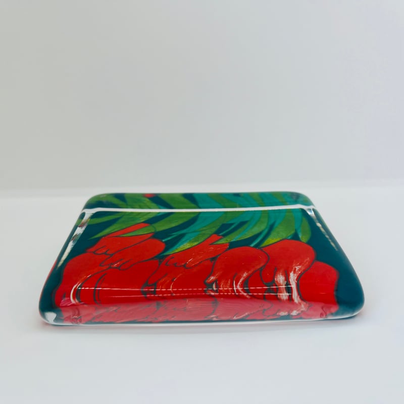 Helja Liukko-Sundstrom】チューリップのガラスカード《Iitala