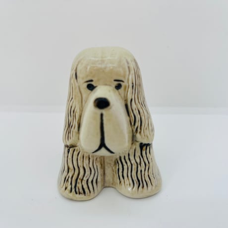 ☆ご予約品☆【Lisa Larson / リサラーソン】　Kennel　白スパニエル　《Gustavsberg》