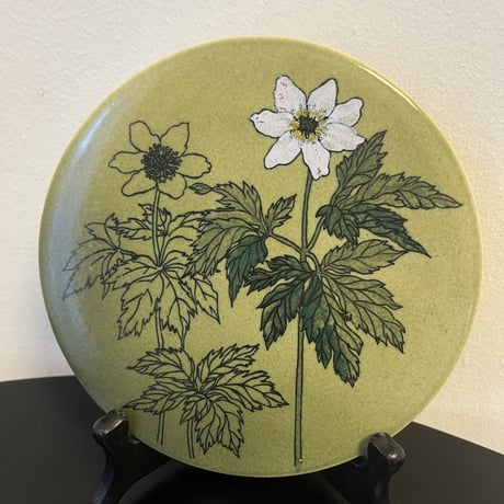 【Gunvor Olin-Gronqvist】Anemone Nemorosa 陶板《Arabia 》