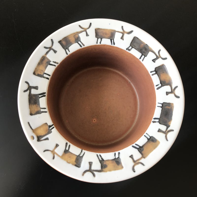 【希少】☆リサ ラーソン☆ グスタフスベリ/アッシュトレイ 灰皿 グスタフスベリ/Gustavsberg/灰皿/THALIA/リサ・ラーション/Lisa