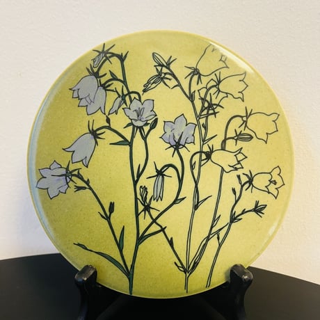 【Gunvor Olin-Gronqvist】 Campanula rotundifolia 陶板《Arabia 》