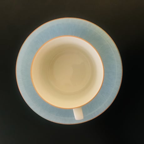 【Signe Persson-Melin/シグネペーションメリン】コーヒーカップ＆ソーサー　Primeur　ブルーⅠ《Rorstrand》