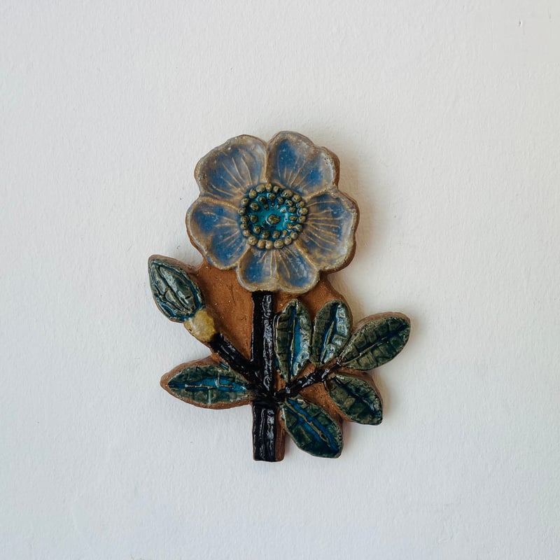 Gabi Citron-Tengborg】淡い水色の一輪のお花 | sugallery Gabi Citron-Tengborg】淡い水色の一輪のお花 | sugallery