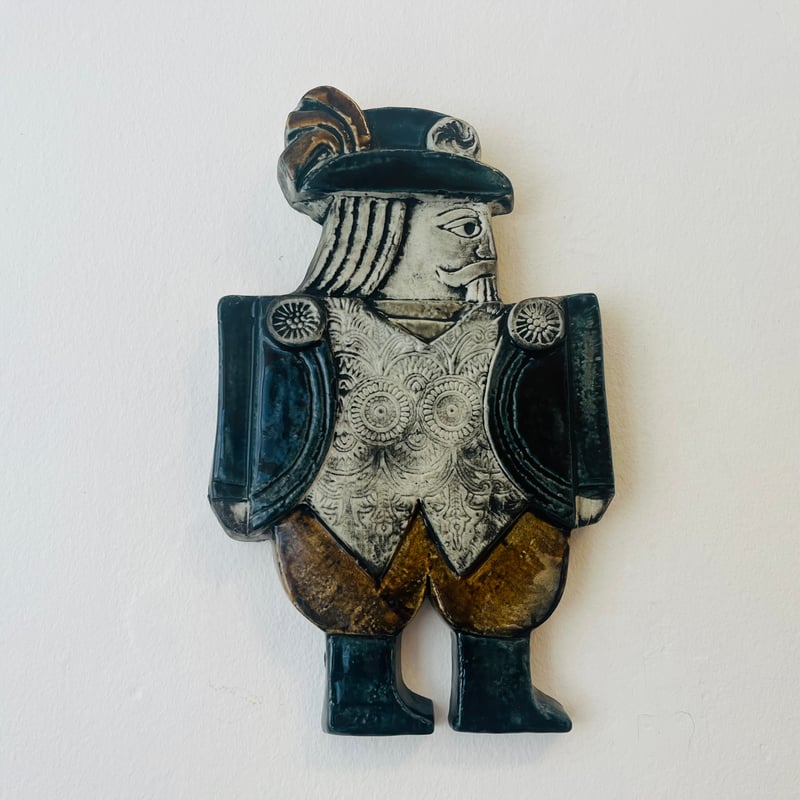 Lisa Larson陶板 DRABANT【訳あり】 Lisa Larson リサ ラーソン 陶板 近衛兵 DRABANT No.243