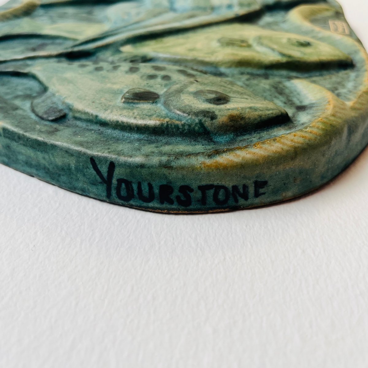 Irma Yourstone イルマ・ユアストン カボチャの陶板 レア＊ Irma Yourstone / イルマ・ユアストン カボチャの陶板