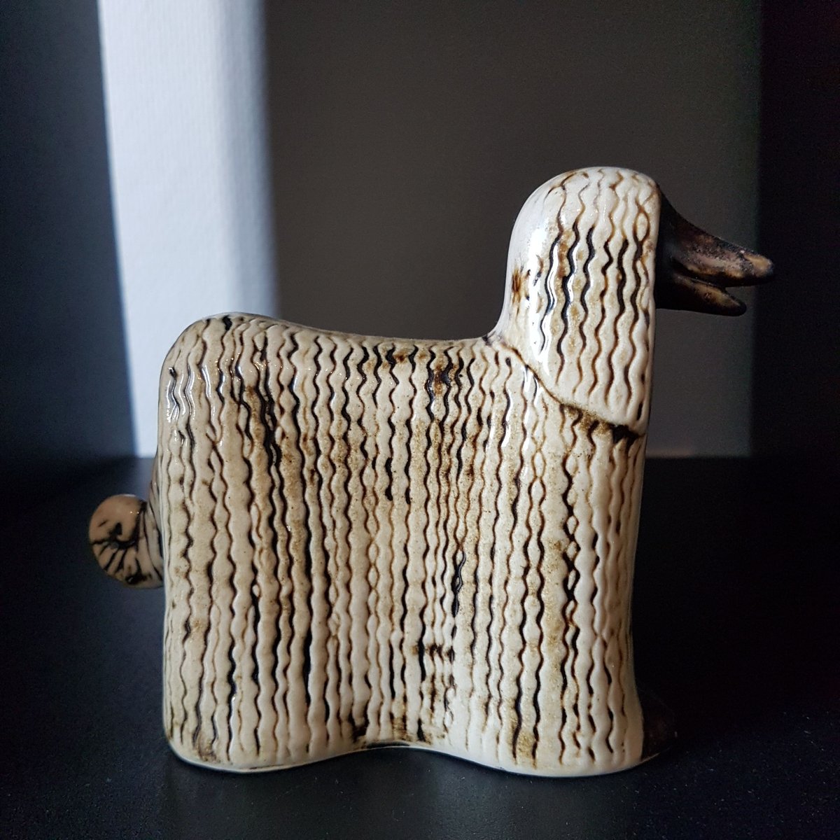 Lisa Larson / リサラーソン】ヴィンテージ版 Kennel アフガン犬《Gust