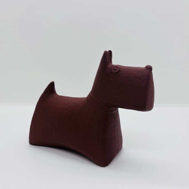 希少　スティグリンドベリ　ブラックのテリア貯金箱 超レア！Stig Lindberg/スティーグ・リンドベリ☆ノベルティ貯金