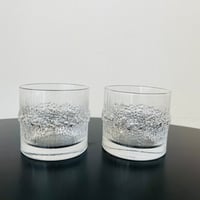 【Tapio Wirkkala】Niva　ロックグラス2客セット《Iittala》