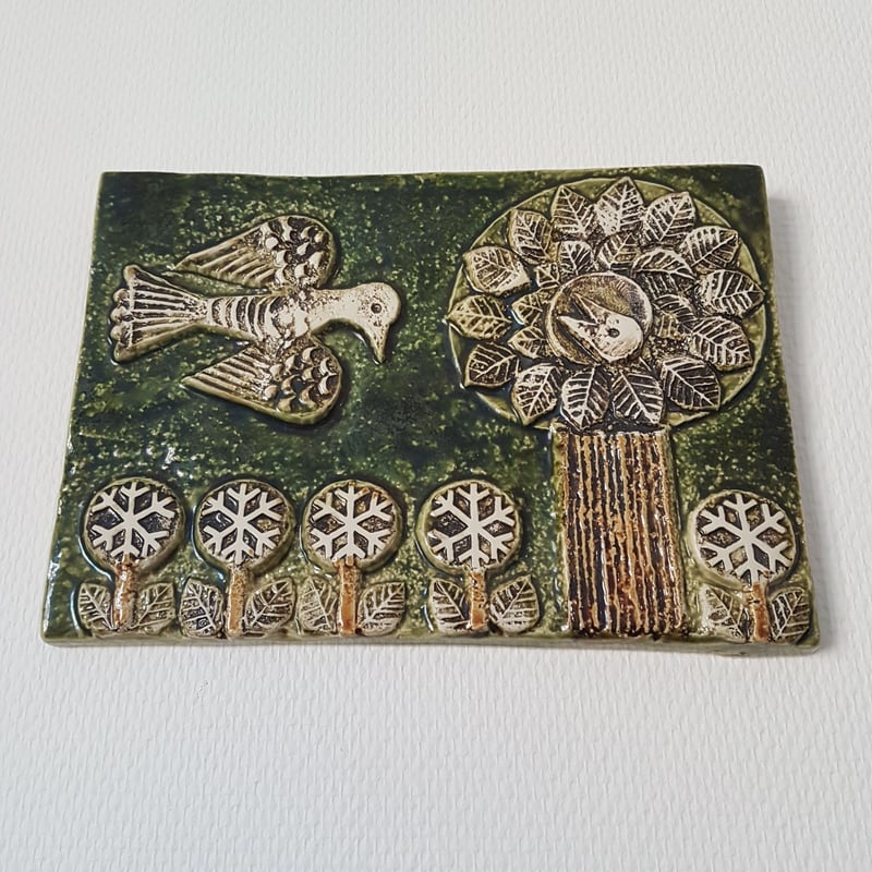 【超レア】リサラーソン ヴィンテージ　陶板 超レア】リサラーソン ヴィンテージ陶板