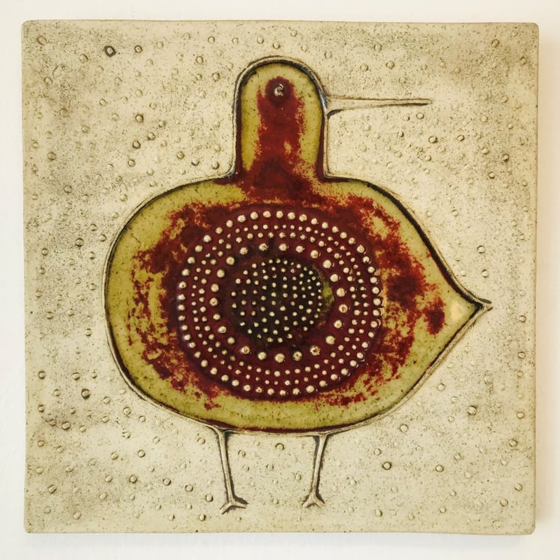 Sylvia leuchovius 】鳥の陶板《Rörstrand》 | sugallery