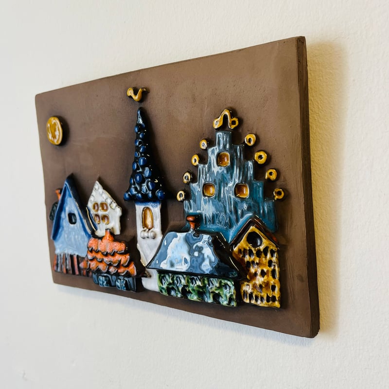 Jie Gantofta 北欧の街並み　Annika Khilman　北欧　陶板 Jie Gantofta》 北欧の街並み【Annika Khilman】 | sugallery