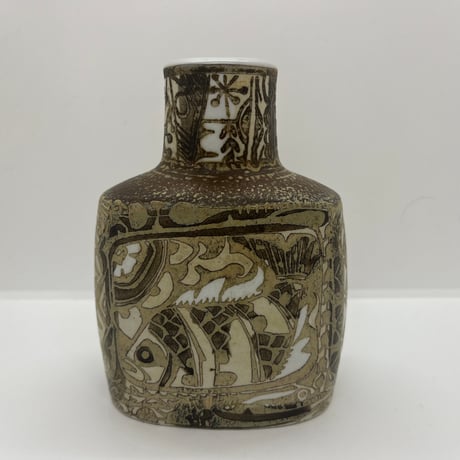 《Royal Copenhagen》  Baca フラワーベース　【Nils Thorsson】