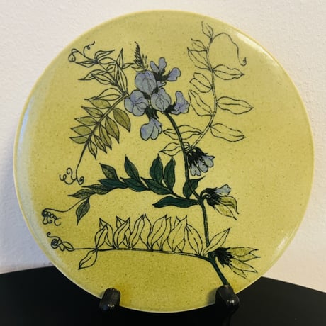 【Gunvor Olin-Gronqvist】 Vicia sepium 陶板《Arabia 》