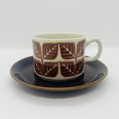 《Gefle》Brunt blåd　コーヒーC&S