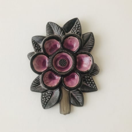 ▼Irma Yourstone りんご　陶板　イルマ・ユアストン　ヴィンテージ リンゴの陶板 / Irma Yourstone・イルマユアストン