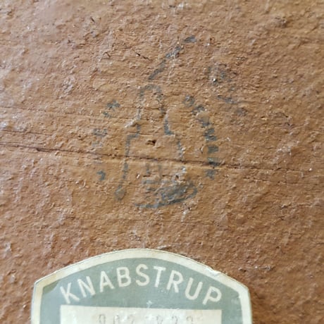 《Knabstrup》 黄色い３つのりんご陶板