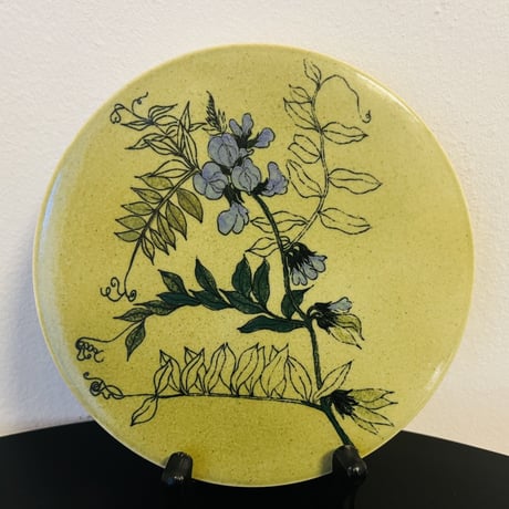 【Gunvor Olin-Gronqvist】 Vicia sepium 陶板《Arabia 》