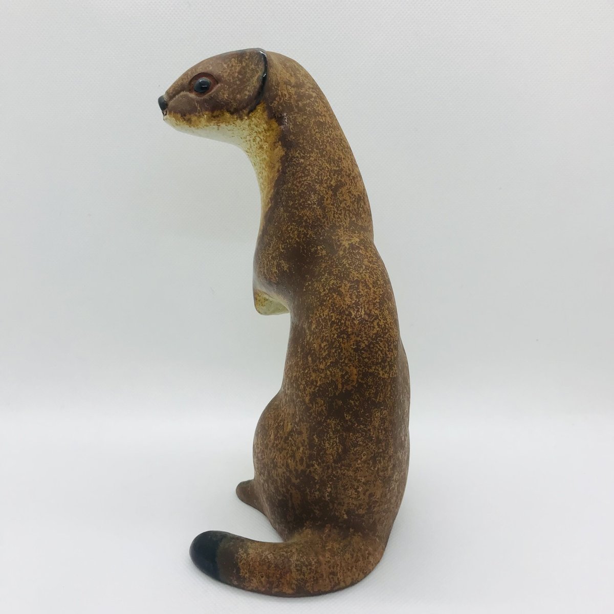 イタチとコブラの置物 イタチとコブラの置物