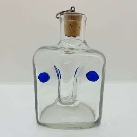 レア】エリックホグラン ガラスオブジェ アイアンフレーム(フェイス)