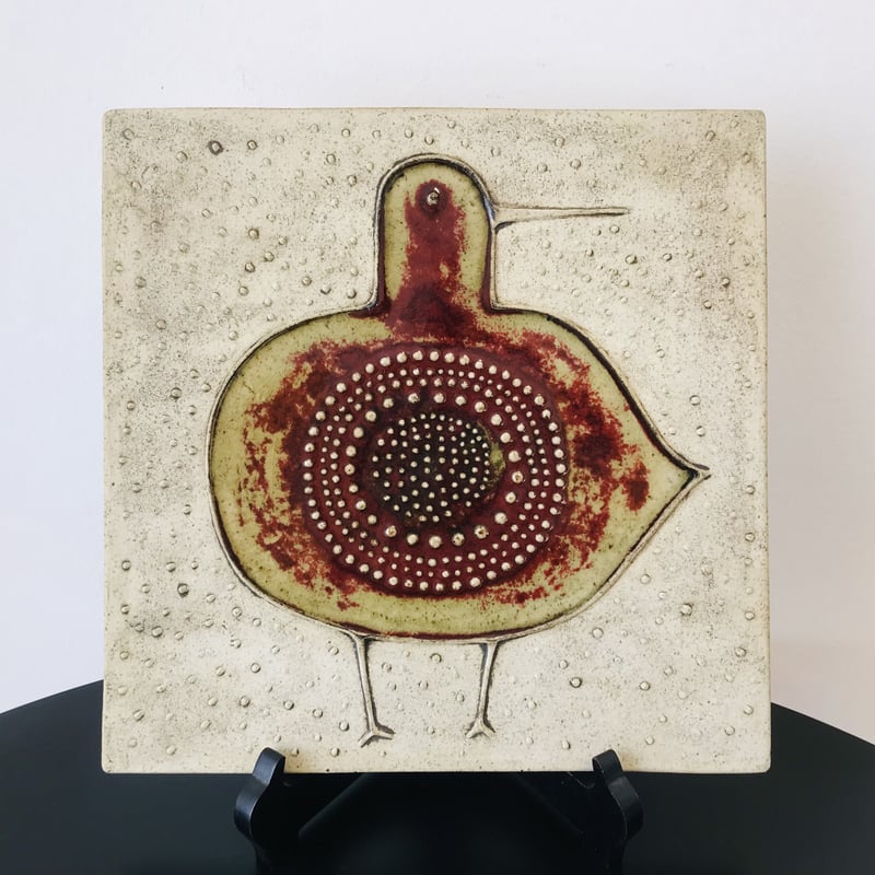 Sylvia leuchovius 】鳥の陶板《Rörstrand》 | sugallery