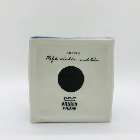 【Helja Liukko-Sundstrom】TALO　ハウスキャンドルホルダー　ブルー《Arabia》