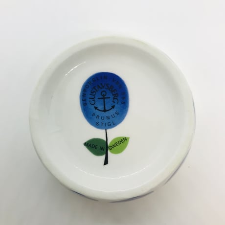 【Stig Lindberg 】Prunus 　シュガーボウル《Gustavsberg》