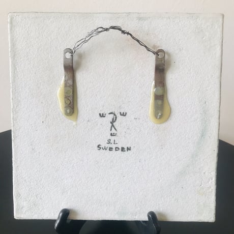 ☆ご予約品☆【Sylvia leuchovius 】ブルーの陶板《ロールストランド》