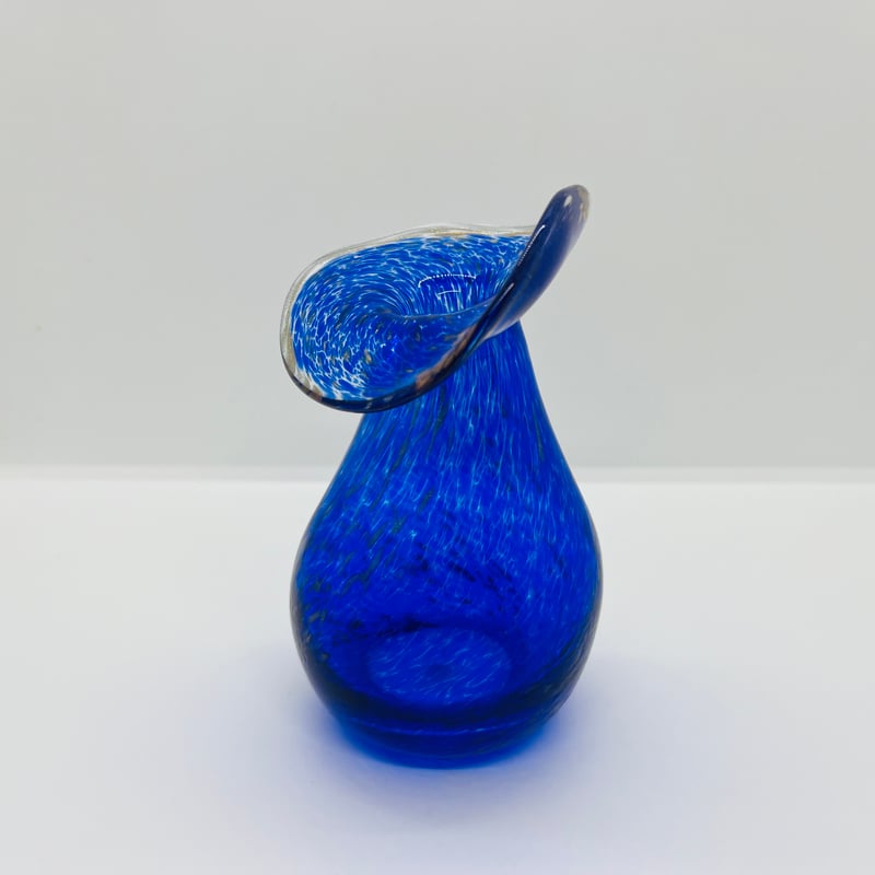 aino aalto ボルゲブリック　フラワーベース　アズールブルー　超希少 aino aalto ボルゲブリック フラワーベース アズールブルー 超希少
